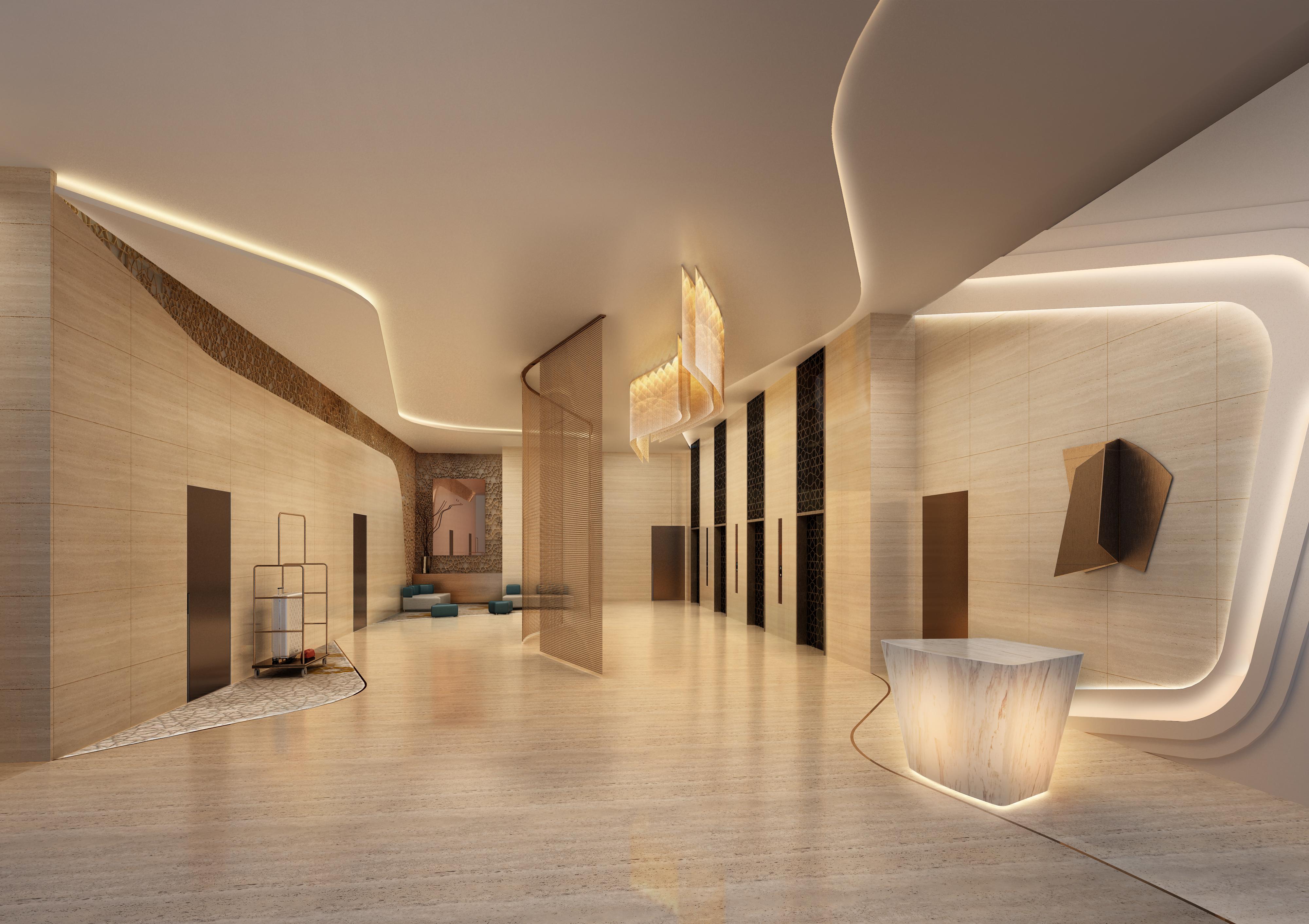 Avani Plus Palm View Dubai Hotel & Suites Exterior photo The lobby of the hotel